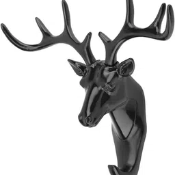 jay ramdev seller Deer Head Shape Antique Key Holder (Plastic Wall Mounted) Hook 9 image 2
