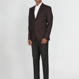 arrow Men Single-breasted Checkered Suit image 3