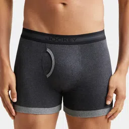 jockey 1017 Super Combed Cotton Rib Solid Men Trunk-picture-28