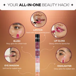 bellavita High Five 5-in-1 Face Glam | Instant Makeup Stack| Smudge-Proof | Long-Lasting image 5