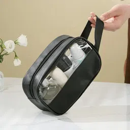 trendegic Women Black Cosmetic Bag image 3