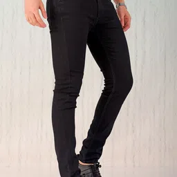 hardsoda by the indian garage co HARDSODA Men Printed Slim Fit Light Fade Stretchable Jeans image 3