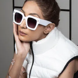 Ted Smith Unisex Square Sunglasses With UV Protected Lens TSF-ELLIE_C5 image 1