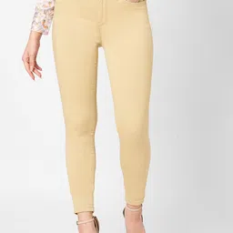 Kraus Jeans Women Skinny Fit Clean Look High-Rise Stretchable Jeans-image-54