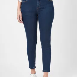 Kraus Jeans Women Skinny Fit High Rise Clean Look Stretchable Cropped Jeans-image-10