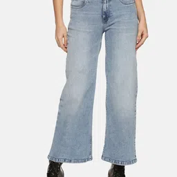 ISU Women Relaxed Fit High-Rise Heavy Fade Jeans-image-50