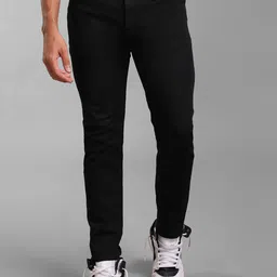 KZ07 By Kazo Men Black Slim Fit Jeans-picture-39