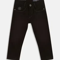 Octave Boys Black Dark Shade Mid-Rise Cotton Jeans-picture-25