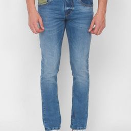 SPYKAR Men Blue Skinny Fit Low-Rise Low Distress Light Fade Jeans-picture-35