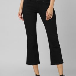 ONLY Women Black Solid High Rise Jeans Onleureka Hella Flare Jeans-picture-41