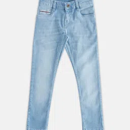 Pantaloons Junior Boys Blue Light Fade Cotton Jeans-image-65