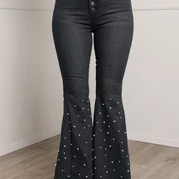 The Roadster Lifestyle Co Women Cotton Wide Leg Mid-Rise Jeans-image-65