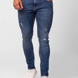SPYKAR Men Tapered Fit Low Distress Light Fade Stretchable Jeans-picture-29
