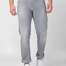 SPYKAR Men Grey Slim Fit Low-Rise Light Fade Stretchable Jeans-picture-24