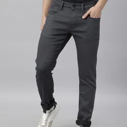 RARE RABBIT Men Emmba Charcoal Slim Fit Stretchable Jeans-picture-34