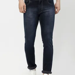 TNG Men Blue Slim Fit Heavy Fade Jeans-picture-13