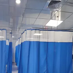 CASA-NEST Blue Long Door Hospital Partition Curtain-image-22
