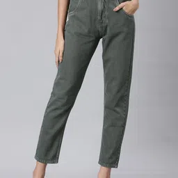 SHOWOFF Women Jean High Rise Clean Look Acid Wash Jeans-image-30