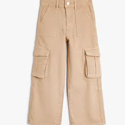 Koton Girls Wide Leg Clean Look Mid-Rise Stretchable Jeans-picture-52