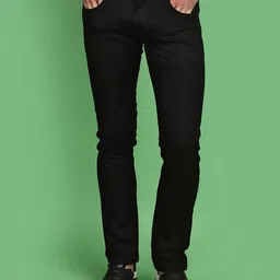 V-Mart Men Slim Fit Mid-Rise Clean Look Cotton Jeans-picture-48