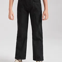 Kotty Girls Jean Mid-Rise Clean Look Stretchable Jeans-picture-16