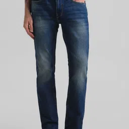 Jack & Jones Men Clark Mid Rise Clean Look Heavy Fade Stretchable Jeans-picture-45