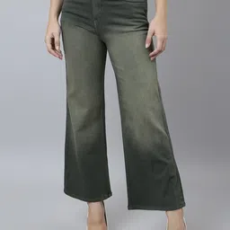 GUTI Women Bootcut High-Rise Light Fade Stretchable Cotton Jeans-picture-32