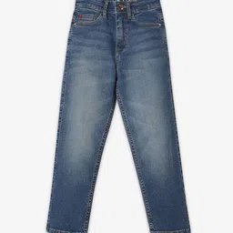 Ed-a-Mamma Girls Comfort Mid-Rise Heavy Fade Stretchable Jeans-picture-14