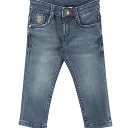 U.S. Polo Assn. Kids Boys Slim Fit Light Fade Clean Look Mid Rise Stretchable Jeans-picture-38