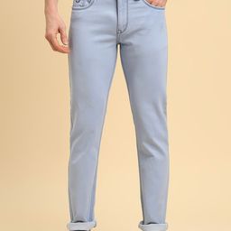 HJ HASASI Men Slim Fit Clean Look Pure Cotton Stretchable Jeans-picture-15