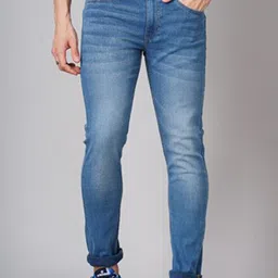hardsoda by the indian garage co HARDSODA Men Slim Fit Heavy Fade Cotton Stretchable Jeans-picture-34