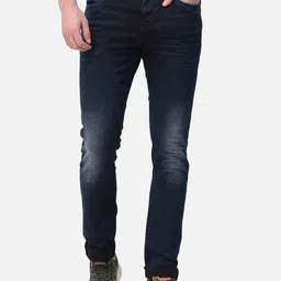 Woodland Men Blue Slim Fit Stretchable Jeans-picture-29