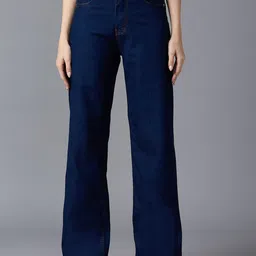 The Roadster Lifestyle Co. Women Wide Leg High-Rise Stretchable Jeans-image-41