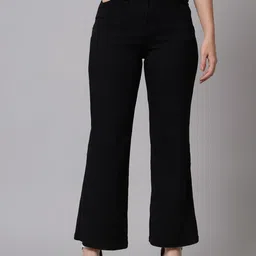 GUTI Women Bootcut High-Rise Stretchable Cotton Jeans-picture-22