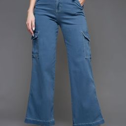 Miss Chase Women Wide Leg High-Rise Stretchable Jeans-picture-49
