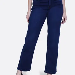 FCK-3 Women Erik Wide Leg High-Rise Stretchable Jeans-picture-10