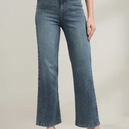 Xpose Women Comfort Straight Fit High-Rise Stretchable Jeans-image-78