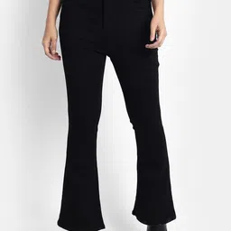 BROADSTAR Women Smart Bootcut High-Rise Stretchable Jeans image 1