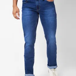 SPYKAR Men Heavy Fade Clean Look Cotton Jeans-image-61