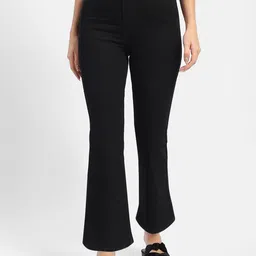 Madame Women Flared Clean Look Stretchable Jeans-image-23