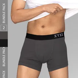 XYXX Men Solid Pack Of 2 Combed Cotton Pace Trunk XYTRNK2PCKN630-picture-28