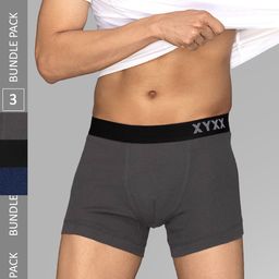 XYXX Mens Solid Pack of 3 Combed Cotton Pace Trunk XYTRNK3PCKN906-picture-28