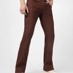 Urbano Fashion Men Mid Rise Light Fade Stretchable Bootcut Jeans-picture-41