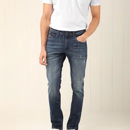 RARE RABBIT Men Grimm Slim Fit Ed Cotton Jeans-image-57