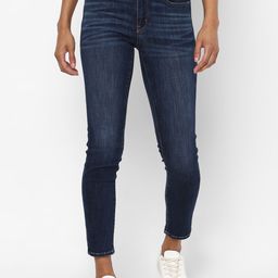 AMERICAN EAGLE OUTFITTERS Women Blue Low-Rise Light Fade Jeans-picture-41