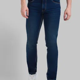 Parx Men Blue Tapered Fit Light Fade Jeans image 1