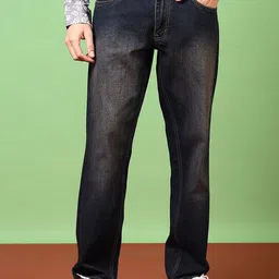 V-Mart Men Cotton Mid-Rise Heavy Fade Jeans-image-7