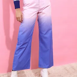 Tokyo Talkies Women Pink Cotton  Jeans-picture-46