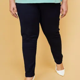 max Women Plus Size Mid-Rise Clean Look Stretchable Jeans-picture-42