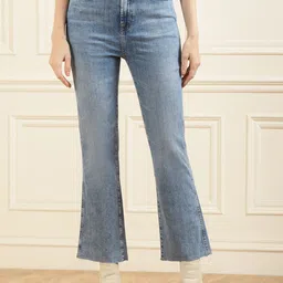 7 For All Mankind Women Heavy Fade Cropped Bootcut Jeans-picture-23